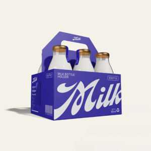 Cardboard Milk Bottle Holders
