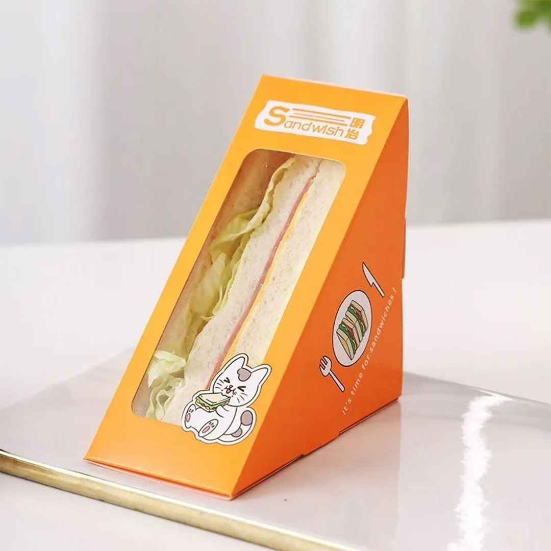 Cardboard Sandwich Wedge Boxes - Image 5