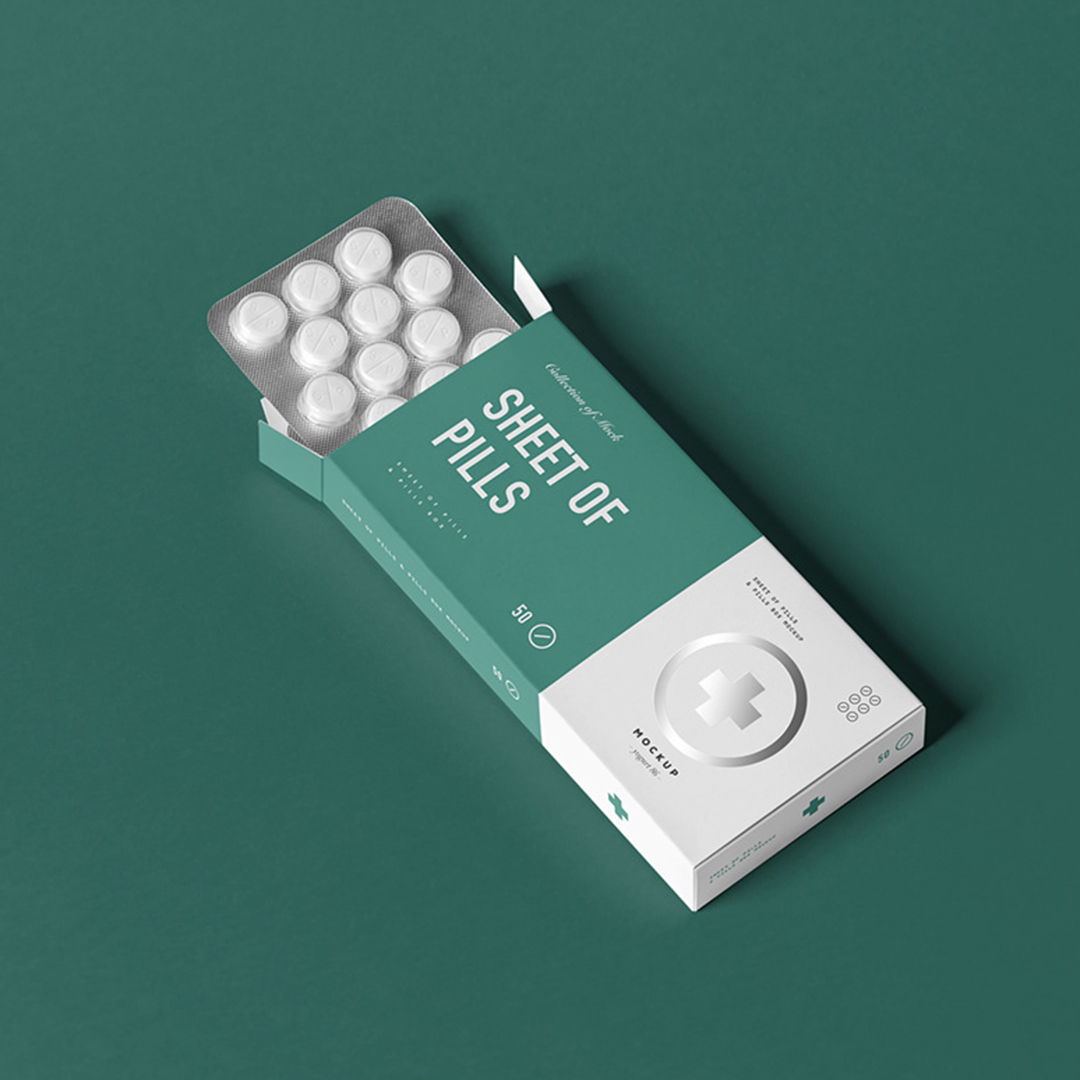 Cardboard Pill Packaging Boxes - Image 2