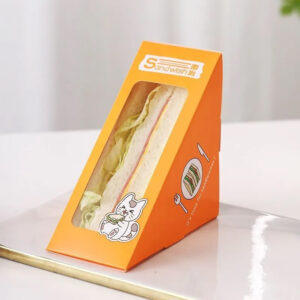Cardboard Sandwich Wedge Boxes