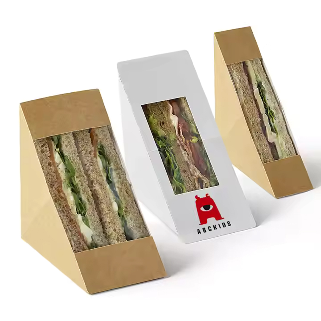 Cardboard Sandwich Wedge Boxes In Bulk