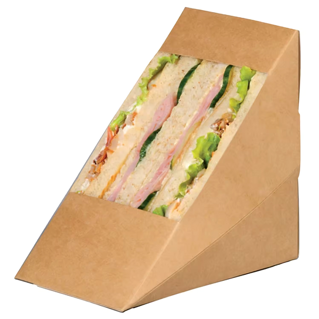 Custom Cardboard Sandwich Wedge Boxes